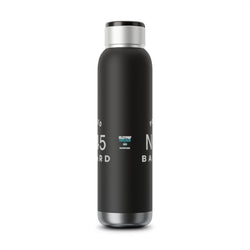 Custom Soundwave Copper Vacuum Audio Bottle 22oz